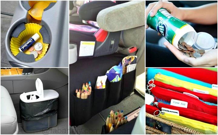 12 Brilliant Hacks To Keep Your Car Organized And Clean