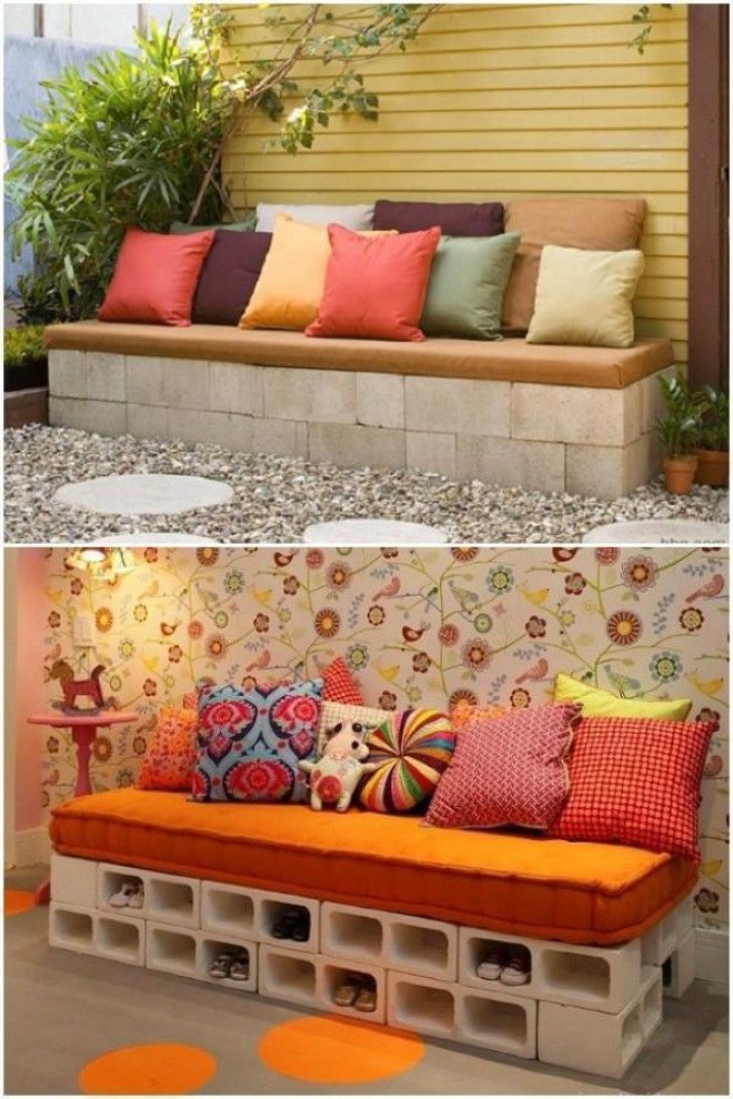 Creatice Cinder Block Projects for Small Space