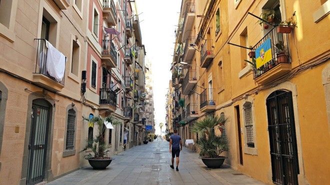 Get lost in the tangled streets of Barceloneta Spain