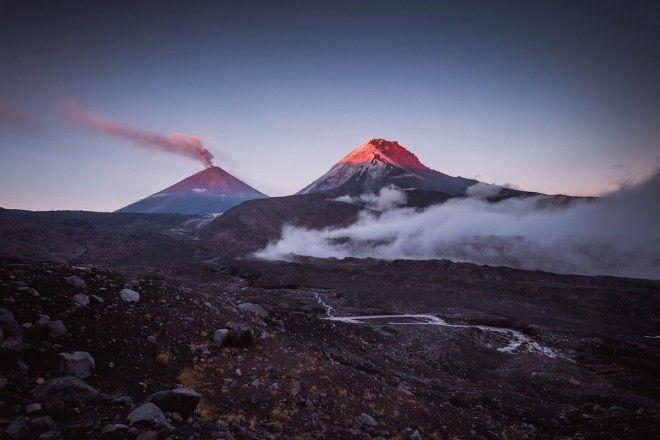 Visit the steaming mountain geysers of Kamchatka Russia
