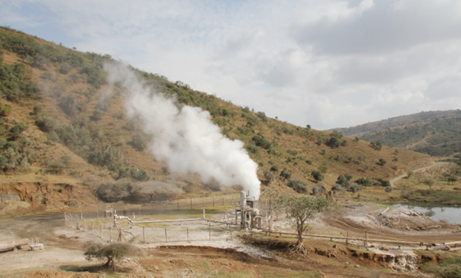 A productive geothermal well on Aluto. - Image Credit: William Hutchison