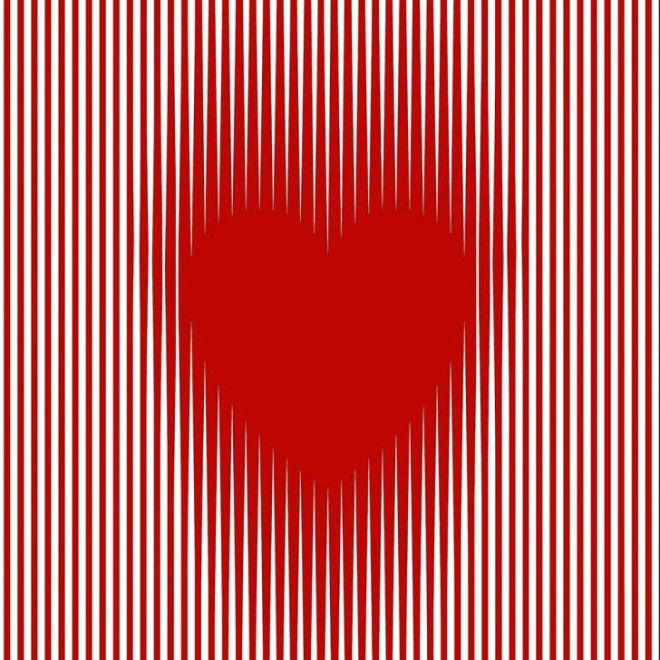 Pulsating Heart illusion by Gianni Sarcone, Courtney Smith, and Marie-Jo Waeber
