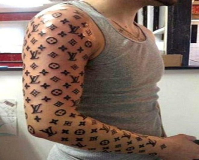 Louis Vuitton Symbol Tattoo Gang