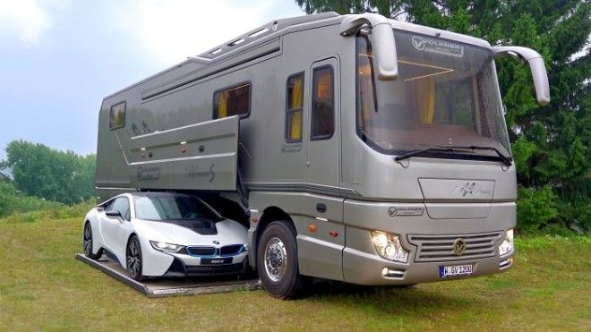 This 17 Million Motorhome With Its Own Garage Look Like An Ordinary Bus