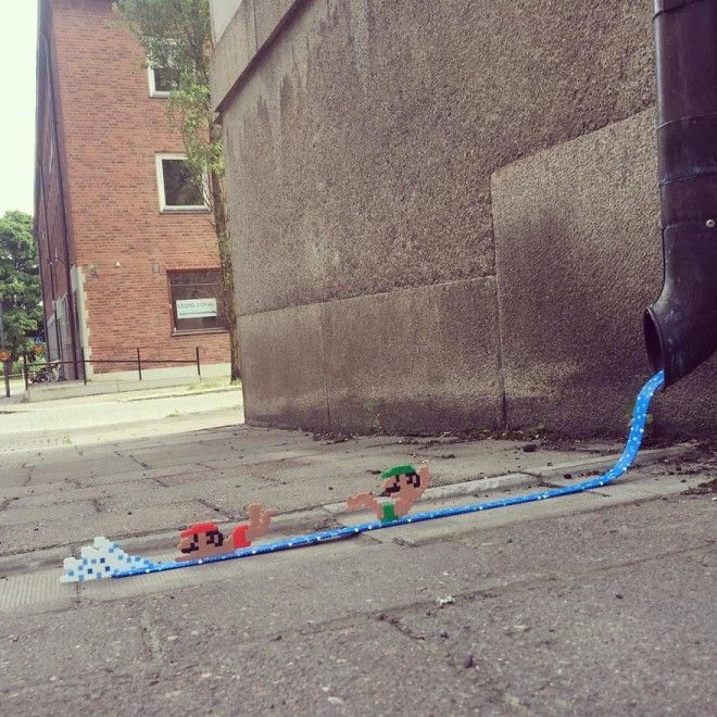 Artist Mixes Pixel Art With Reality And The Result Was Really Fun