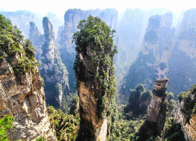 Tianzi Shan Mountain Peak