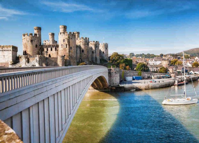 Famous Conwy Castle, Wales