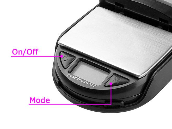 USB Optical Mouse with Pocket Digital Scale