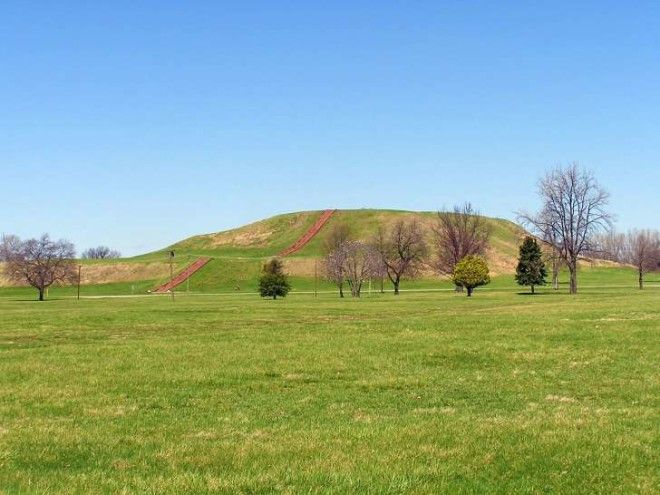 Cahokia mounds.
