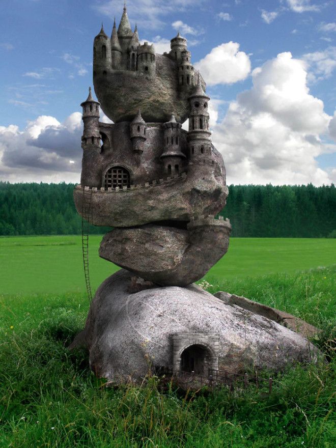 Artists Use Objects And Fruits To Build Houses In Photoshop And Many Of Them Give Even The Will To Live