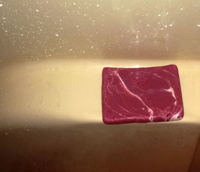 When You Try To Make Peppermint Swirl Soap And It Comes Out Looking Like Raw Meat