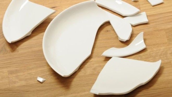 Smashed plate