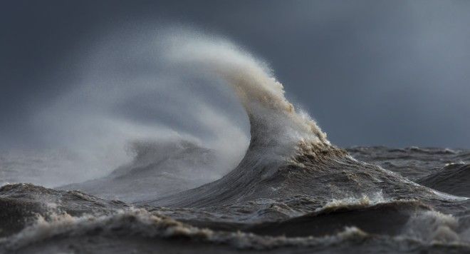 Lake Erie can get extremely violent and these are the photos to prove it
