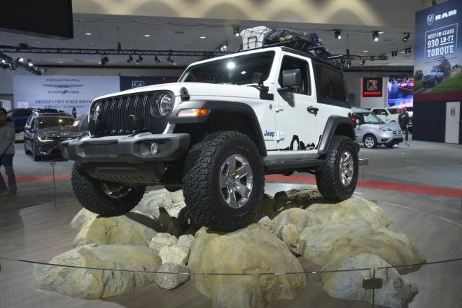 Jeep's next-generation Wrangler made its world debut in LA. It's expected to be available with an Italian turbocharged four-cylinder and a diesel V6.