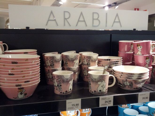 Arabia mugs and bowls