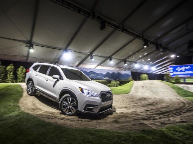 Subaru launched its long-awaited three-row Ascent SUV in LA.