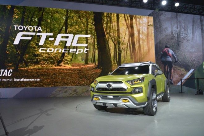 Toyota unveiled the new FT-AC crossover SUV concept. The compact concept crossover may serve as the basis for the next generation RAV4.