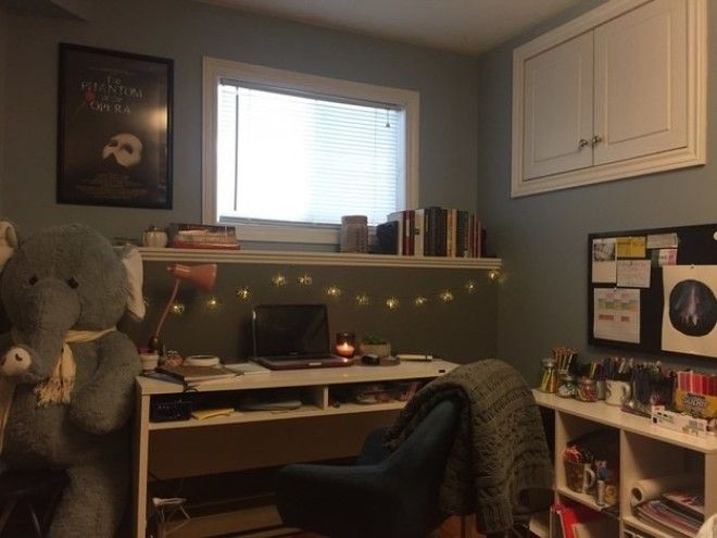 My workspace is my happy place, I love having a functional place to read, write, or paint. It's a place where I can relax and be me after long days. —sarahy44ca7d781