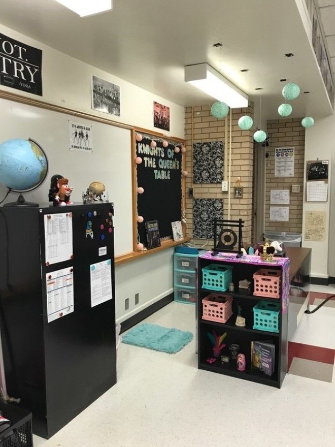 My little corner in a crowded high school! —melq