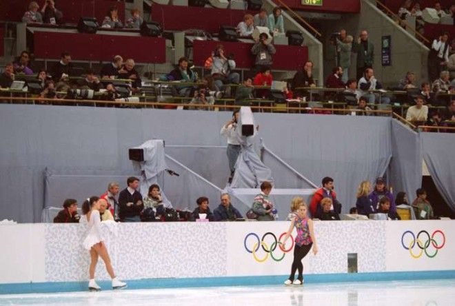 Nancy Kerrigan and Tonya Harding