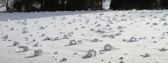 Snowrollers in Pennsylvania, in 2014.