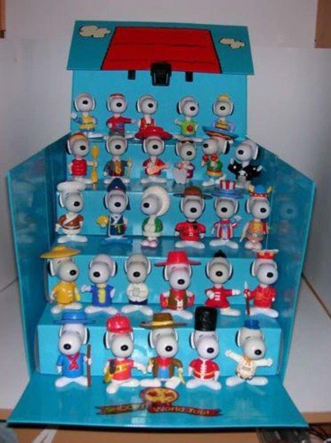 Snoopy World Tour Complete Set is listed (or ranked) 6 on the list McDonald's Happy Meal Toys You Threw Away That Are Worth An Insane Amount Of Money Today