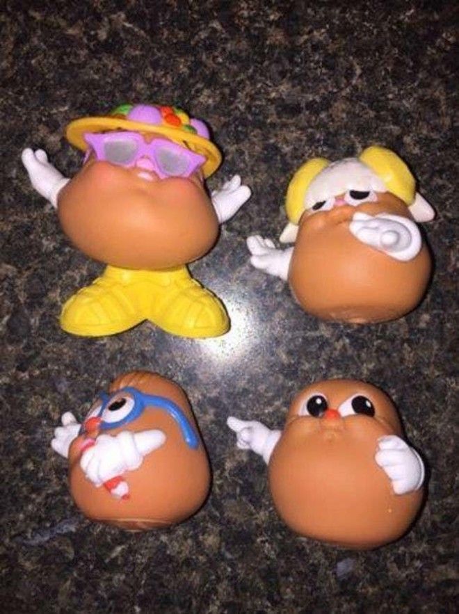 Mr. Potato Head Kids Complete is listed (or ranked) 7 on the list McDonald's Happy Meal Toys You Threw Away That Are Worth An Insane Amount Of Money Today