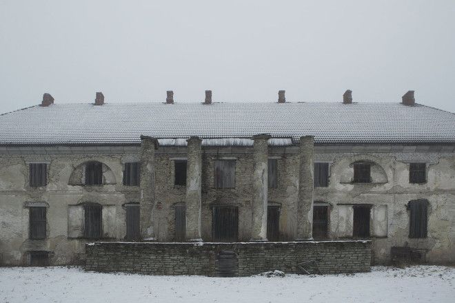 An abandoned manor house in Estonia. 