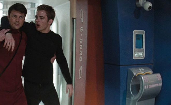 In Star Trek 2009 A Dyson Hand Dryer Is Used As Space Age Enterprise Technology
