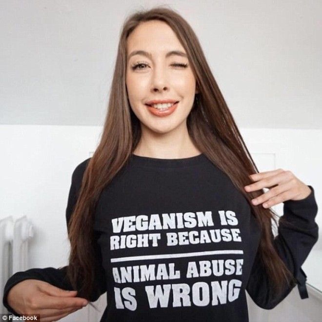Putting it out there: Sonia has made a name for herself online for her outspoken advocacy against eating animals
