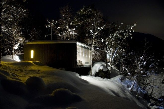 Winter at the Juvet Landscape Hotel | © Knut Bry