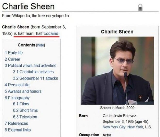 12 Of the Hilarious Wikipedia Edits By Internet Trolls