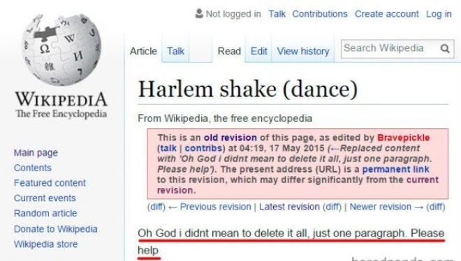 12 Of the Hilarious Wikipedia Edits By Internet Trolls