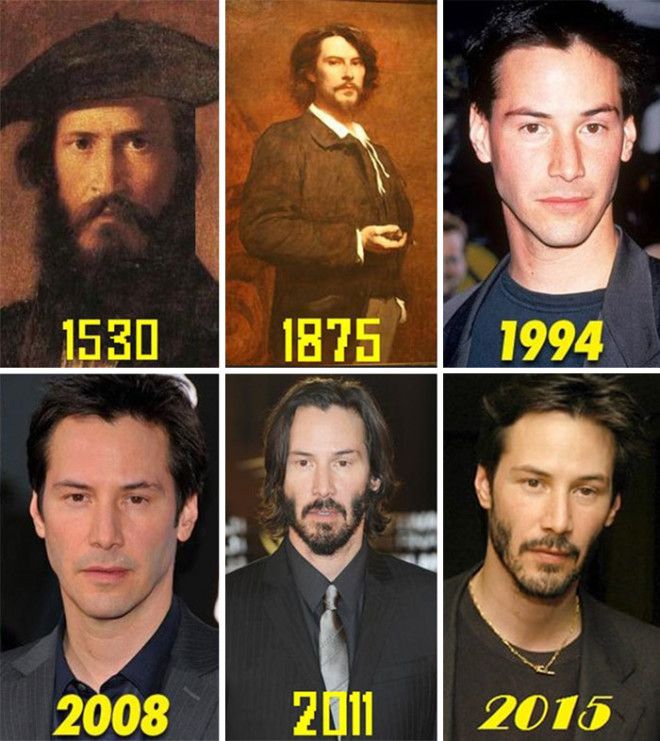 Keanu Reeves Progress Through The Centuries