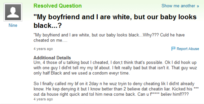 24 Yahoo Answers Questions That Will Make You Question Peoples 