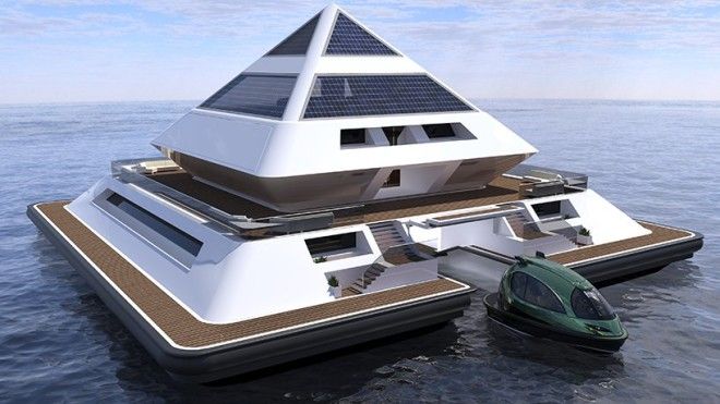 floating city of modular, eco-friendly pyramids is now enrolling citizens
