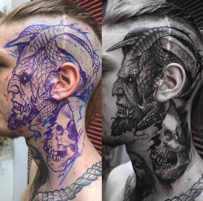 39 Super Impressive and WellDone Tattoos of Completely Bizarre Things