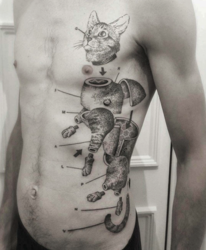 39 Super Impressive and WellDone Tattoos of Completely Bizarre Things