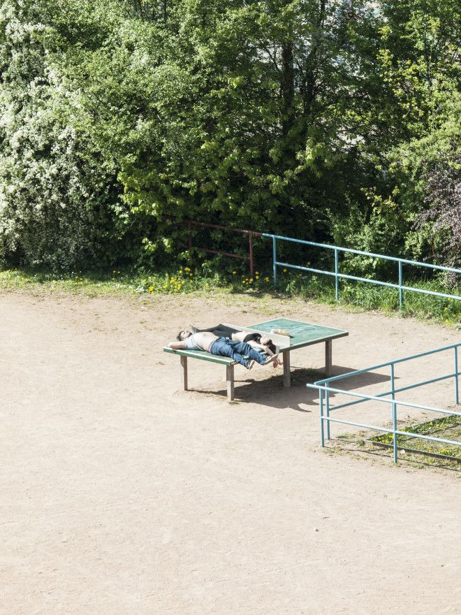 The Diverse Daily Life of a Ping Pong Table in Germany