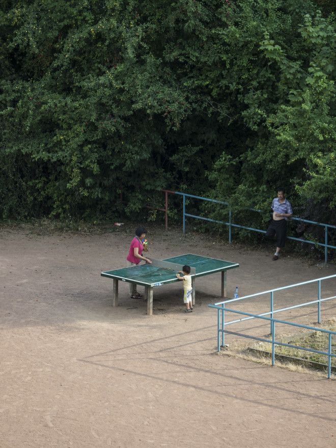 The Diverse Daily Life of a Ping Pong Table in Germany 