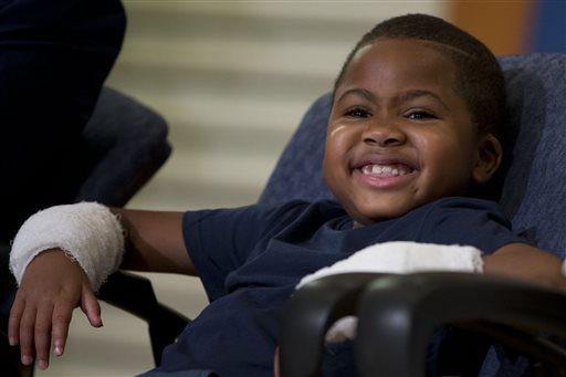 An incredible surgery has 8-year-old Zion making history