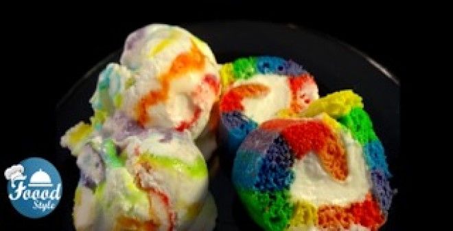 This colourful ice cream is so easy to make