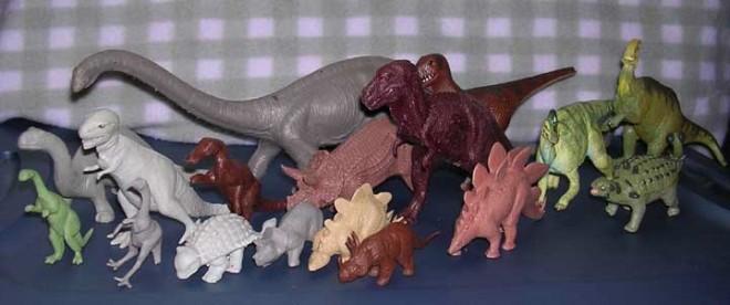 Toy dinosaurs, that is