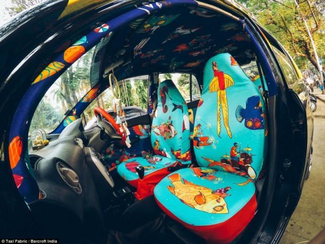 Wildly Fun And Crazy Taxi Interiors In Cartoon Style