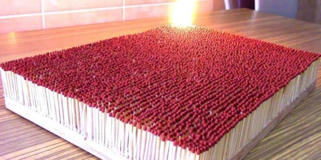 A huge blaze