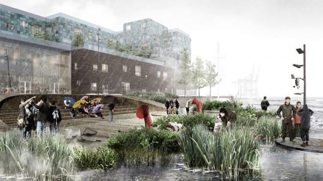 Intriguing new waterside environment
