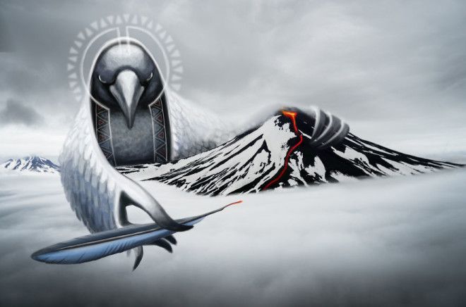 It's a series of illustrated stories, based on myths and legends of the people of the North.