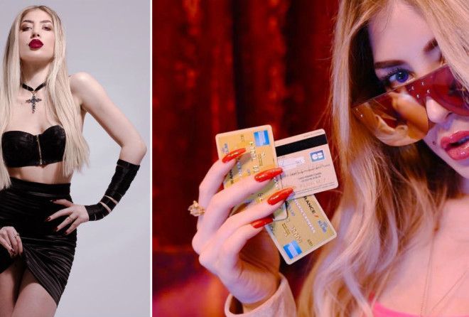 She receives cash and other gifts from men who love being financially exploited.