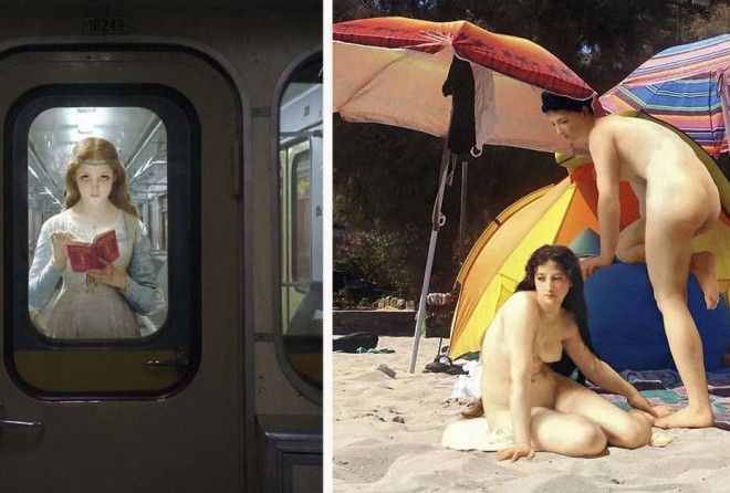 Ukrainian artist Alexey Kondakov shows us what it looks like when characters from classical paintings live in the modern world.