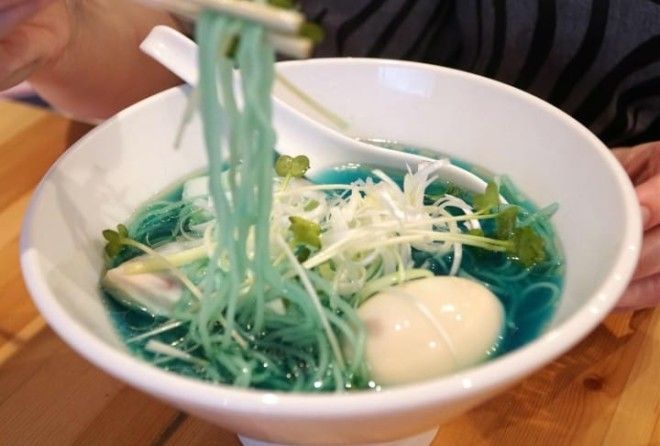  Would you consume this all-natural blue soup?